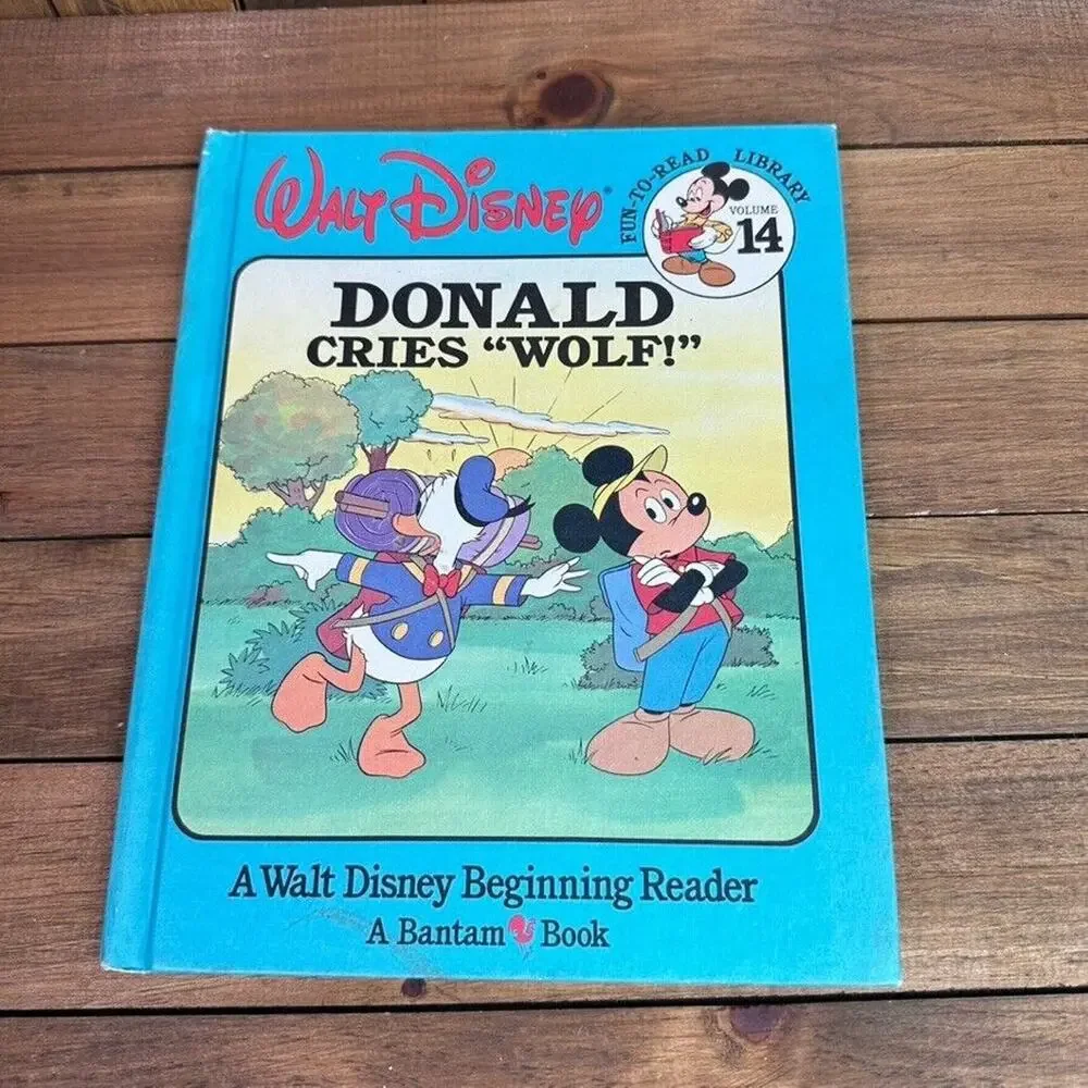 Vintage Walt Disney Donald Cries “Wolf” 1986 Disney Vol 14 Fun to Read Library‎